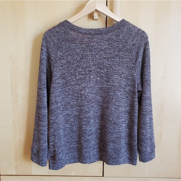 Nally & Millie Women's Heather Brown Long Sleeve Shirt Scoop Neck Small - Picture 5 of 6